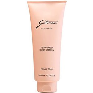 GATTINONI Armonia Roma 1946 Bodylotion voor dames, 400 ml, met bloeiende en houtachtige geur, voor een zachtere en geurende huid, gemaakt in Italië
