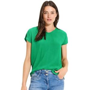 CECIL Effen viscose blouse, Fresh Apple Green, XXL