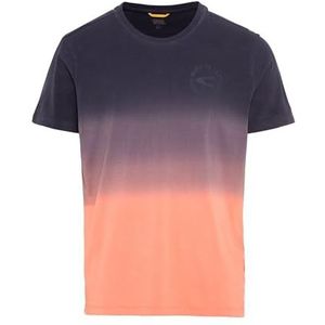 camel active Heren 409745/1T49 T-shirt, Coral Red, S, koraalrood (coral red), S