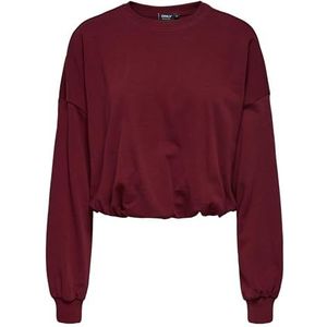 Onlfie L/S Balloon Ub SWT, Cabernet, XL