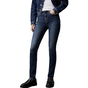 Calvin Klein Jeans High Rise Skinny Fit Jeans voor dames, Denim Donker, 26W / 30L