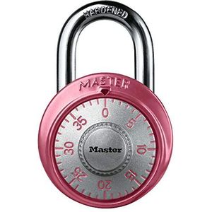 Master Lock 1530DPNK cijferslot, roze, per stuk verpakt