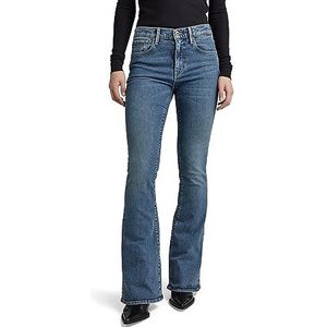 G-STAR 3301 Flare Jeans Jeans dames, Blauw (Faded Miami Blue D21290-d188-g141), 26W / 28L