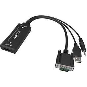Vision TechConnect VGA audio naar HDMI converter