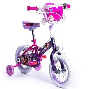 Huffy Disney Princess meisjesfiets, 3-5 jaar, eenvoudige snelle montage en stabilisatoren, roze, 12 cm