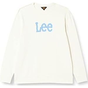 Lee Men's Legendary Denim Crew Sweatshirt, ecru, X-Large, ecru, XL