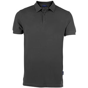 HRM Heren Luxe Polo, Donkergrijs, Maat XL I Premium Heren Poloshirt Gemaakt van 100% Katoen I Basic Polo Shirt Kleurecht Wasbaar tot 60°C I Hoge Kwaliteit & Duurzame Herenkleding