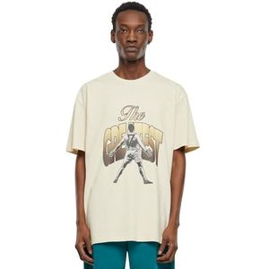 Mister Tee Upscale - Greatest Heavy Oversize Heren T-shirt - Beige