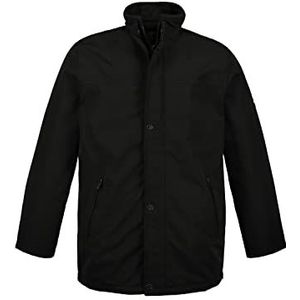 JP 1880 Heren grote maten Menswear L-8XL jas, business, water- en winddicht, ademend 795129, zwart, 4XL