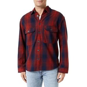SELETED HOMME Slhloosemason-Flannel Overshirt Noos Flanel Overhemd voor heren, bruin, XL