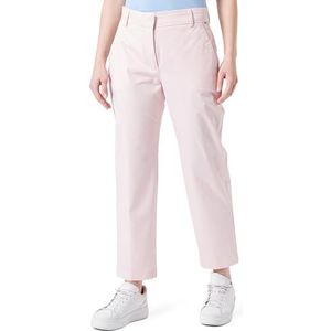 Tommy Hilfiger Slim Straight Co Chino voor dames, Whimsy Roze, 66