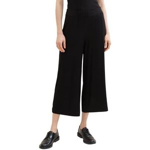 TOM TAILOR Damesbroek met losse pasvorm, 14482 - Deep Black, 42W x 26L