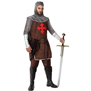 Atosa-61397 Atosa-61397 kostuum ridder kruis volwassenen, heren, 61397, bruin, XL