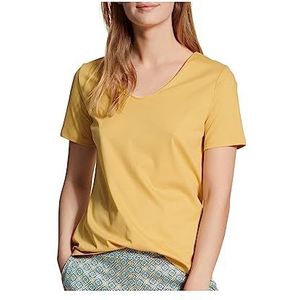 CALIDA Dames Favourites Neutrals Top Lange Mouwen Ondergoed, Sunny Yellow, 32-34