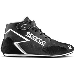 Sparco Prime-R enkellaarsjes, maat 38, zwart/wit, uniseks laarzen, voor volwassenen, standaard, EU