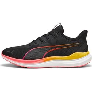 PUMA Reflect Lite hardloopschoen voor dames, Puma Zwarte Zon Stream, 40 EU