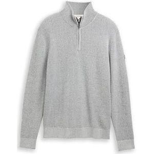 TOM TAILOR heren trui, 39208 - Offwhite Navy Mouline, XL