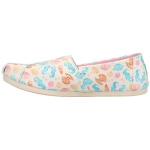 TOMS Alpargata Print mocassin voor dames, plat, Natuurlijke schelp, 42 EU