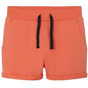 NAME IT Girl's NKFVOLTA SWE UNB F NOOS Shorts, koraal, 140, koraalrood, 140 cm