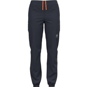 ODLO XC-Broek - Zwart - 100% Polyester - Winddicht en Ademend