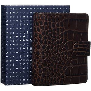 Filofax 26014 Organizer Croc Pocket Classic, chestnut