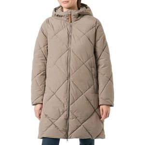 camel active Dames gewatteerde jas van gerecycled polyester bruin womenswear-44, bruin, 44