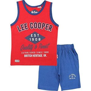 Lee Cooper T-shirt voor jongens, Rood, 8 Jaren