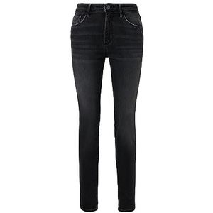 s.Oliver Sales GmbH & Co. KG/s.Oliver Jeans voor dames, slim leg jeans, slim leg, grijs/zwart, 38W x 34L
