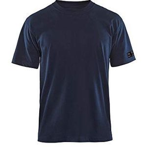 Blaklader 34821717 vlamvertragend T-shirt, marineblauw, maat XXL