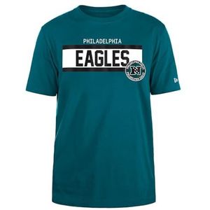PHILADELPHIA EAGLES Unisex NFL Regular T-Shirt Hoge Dichtheid Inkt Zeefdruk Voorkant Grafisch Origineel Team Kleur T-Shirt