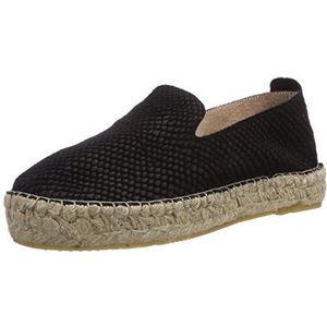 PIECES KAYLA SUEDE ESPADRILLOS dames espadrilles, zwart zwart, 38 EU