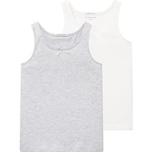 TOM TAILOR Meisjes Tanktops voor kinderen, verpakt per 3 stuks 1034770, 10315 - Whisper White, 104-110