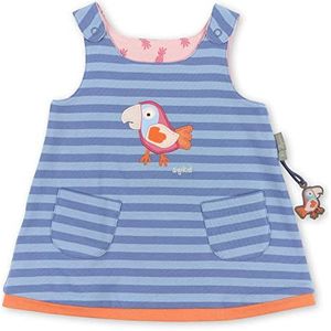 Sigikid Babymeisjes omkeerbare jurk kinderjurk, Roze/blauw-gestreept/Miami, 80 cm