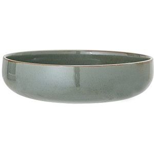Bloomingville - Pixie - Serveerschaal - Groen - Keramiek - Diameter 28,5 cm