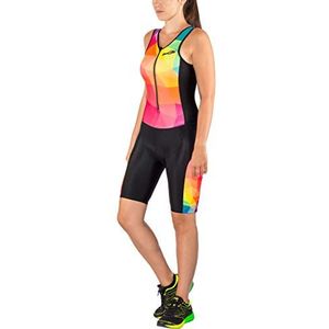 Dare2tri 1517XSb-r dames Talld Funcky Tri-Suit XS, zwart/rood, fabrieksmaat