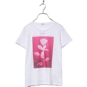 Replay T-shirt voor meisjes, korte mouwen, 001, wit, 12 Jaar