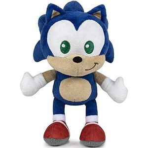 Play by Play Sonic The Hedgehog figuur Sonic Egel hoogte 24 cm, Veelkleurig, Standard, 3D-snackbox sterk