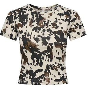 ONLY Onlelina Life S/S AOP Top Jrs, schelp, S dames, Schelp, S
