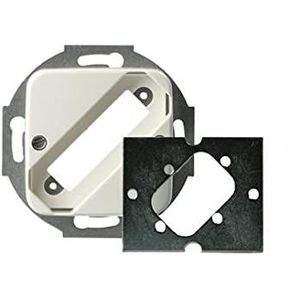 Niessen Arc - Schuko-stopcontact met deksel serie boog wit alpine