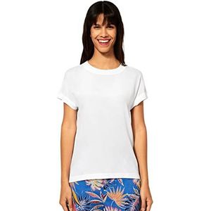 Street One Dames 317575 T-Shirt, Wit, 38