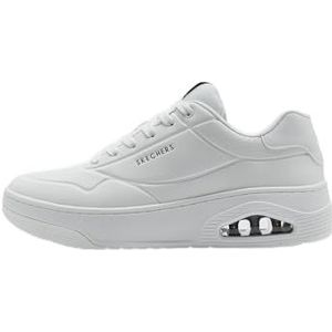 Skechers Uno Court Sneakers voor heren, Wit, 42.5 EU