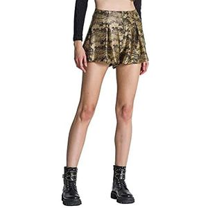 Gianni Kavanagh Gold Power Shorts voor dames, Goud, XS
