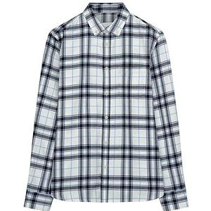 Seidensticker Studio Overhemd, regular fit, gemakkelijk te strijken, button-down-kraag, lange mouwen, uniseks, 100% katoen, gebroken wit, 3XL