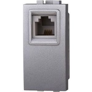 Module schakelaar schakelaar Shucko TV-toetsen compatibel dimmer serie Living grijs - Ethroit (RJ11)