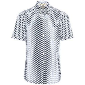 Camel Active Heren vrijetijdshemd met korte mouwen