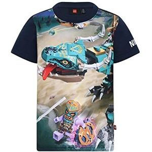 LEGO Ninjago LWTaylor 323 T-shirt voor jongens, 590 donkerblauw, 116 kinderen