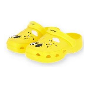 Borussia Dortmund BVB klompen kinderen, geel met EMMA en BVB09, maat 28/29, geel, 28-29