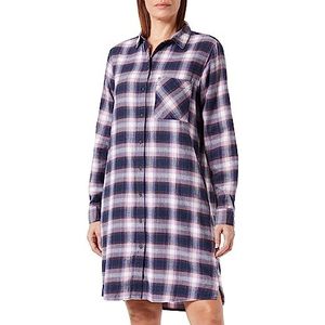 Camel Active Womenswear damesjurk, Purple Check, XXL