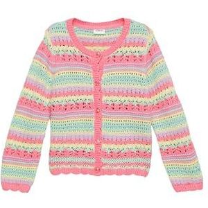 s.Oliver - Gebreid Vest - Perzik - Katoenmix - Knoopsluiting