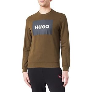 HUGO Men's Duragol222 Sweatshirt, Dark Green303, S